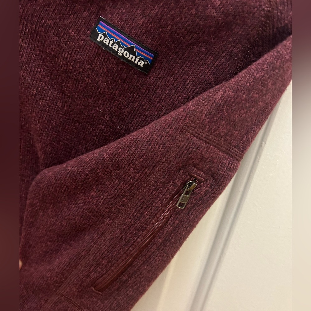 Maroon Patagonia Sweater, Size Small - Picture 4 of 4